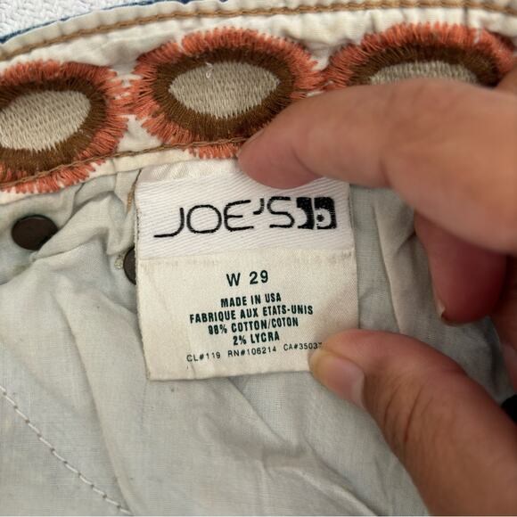 Rare Vintage Retro Flare Collectible Embroidered Joe’s Jeans 1971 USA Made Sz 29 - Picture 7 of 11
